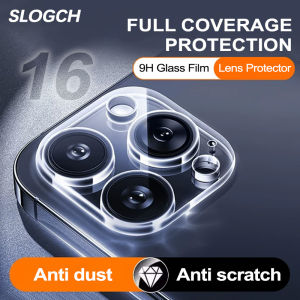 ฟิล์มกระจกนิรภัยป้องกันเลนส์กล้องถ่ายรูปแบบเต็มจอ3D สำหรับ iPhone 17 Air / 16e / 16 / 15 / 14 / 13 / 12 / 11 Pro Max Plus Mini สติกเกอร์ฝาครอบป้องกัน