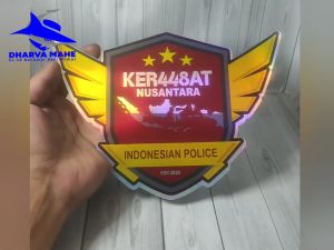 KER448AT Stiker KERABAT Stiker angkat 44 bintara polri stiker polisi