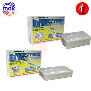 MGK Laminating Film 75 X 105 X 125 & 75 X 105 X 250 MICRONS Clear Durable & Long-Lasting