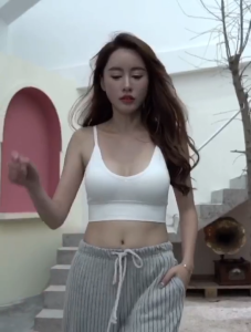 Women Cotton Thin cotton without steel ring gathered Girls bra