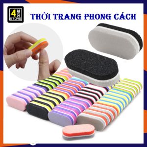 Que Dũa Móng Tay Mini - Phao Dũa Móng 2 Mặt Chà Nhám Đánh Bóng Dùng Làm Nail Tiện Dung - Dụng Cụ Làm Móng Chuyên Nghiệp