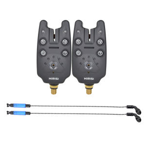Hirisi Carp Fishing Bite Alarm Sets Fishing Alarms with Fishing Swingers Blue Color Fishing Accessories