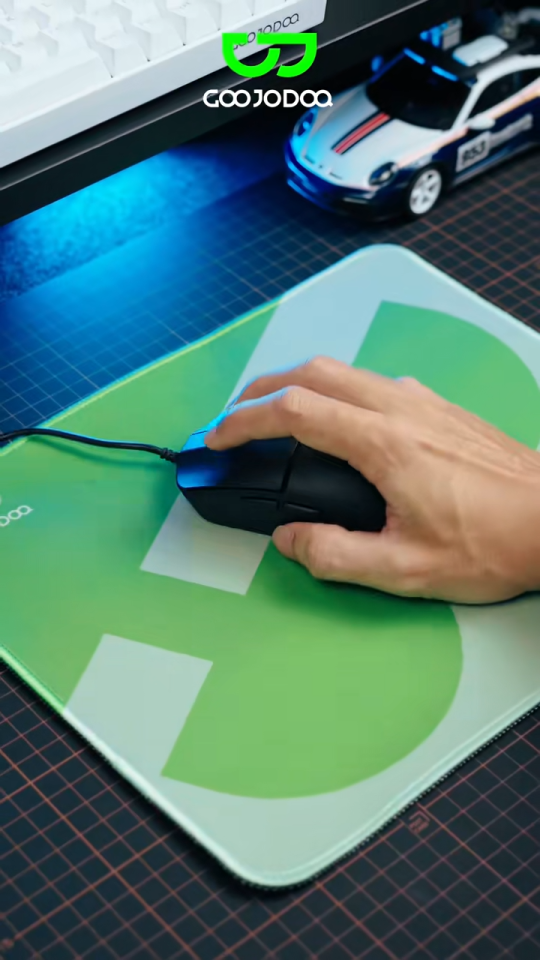 Lót chuột GOOJODOQ Mouse Pad - Đế cao su chống trượt lướt dễ dàng bề mặt chống đổ tràn bền bỉ lớp đệm dày dặn
