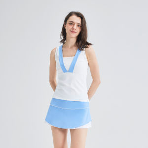SALTUM | Slimming Four-Strap Vest Skirt Set