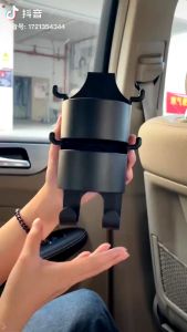 Car Backseat Organizer Multifunctional Cup Holder Universal Hanging Headrest Mount with Hook