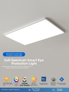Full Spectrum Eye-Protective Ultra-Thin Ceiling Light
