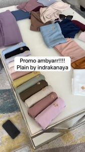 Perjalanan Hijab Jilbab Plain Series Indrakanaya Kerudung Polos