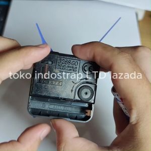 Mesin Jam Dinding Spesial Detak Transparan Quartz 3268 GO Hemat Baterai