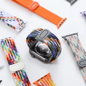 Nylon Strap for Apple Watch Ultra 2: The Ultimate Multi-size Carbon Fiber Print Braided Band