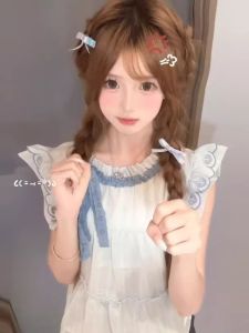 Sweet Style Short Womens Two-Piece Set with Flying Sleeves Top And Half Skirt Gentle Wind Summer New Arrival Comfortable Fashion