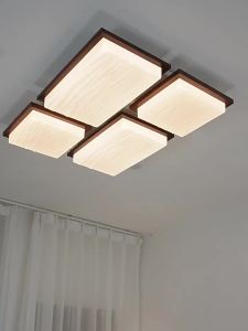 QINGYAO | Neo-Chinese Style Living Room & Bedroom Light North American Walnut Wood