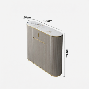 Slim Light Luxury Sintered Stone Sideboard