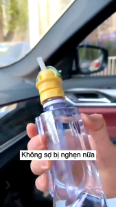 Đầu Ống Hút Gắn Chai Nước Cho Bé Silicone Mềm Chống Trào Chống Rò Rỉ Dùng Cho Chai Nước Phổ Thông