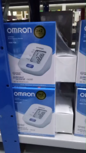 Omron เครื่องวัดความดันโลหิต ระบบ HEM-7120 รุ่นด้วย Adapter+ แถมฟรี ของแท้ รับประกันศูนย์ 5 ปี