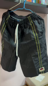 JJ-ALL 09 กางเกงเจเจชาย สีพื้นลานข้าง ขาสั้นชายใส่เที่ยวทะเล ใส่อยู่บ้าน สบายมาก ผ้าแห้งไวบางเบา 100%