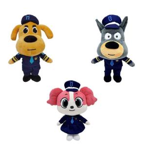 YF Sheriff Labrador Plushie Cartoon Police Dog Series Stuffed Toy Collection Merch Gift FY