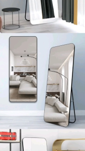 กระจกส่องเต็มตัว แบบตั้งพื้น กระจกส่องแต่งตัว ขนาด 136X36CM.พร้อมส่ง