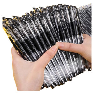 Neutral Pen Black Red Blue 0.5mm Carbon Full Needle Tube Student Exam Special Stationery Business Office Supplies Writing Tools