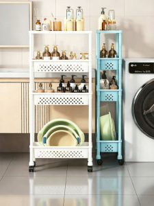 JIAJIESHI | Narrow Space Bath Storage Shelf Floor-standing