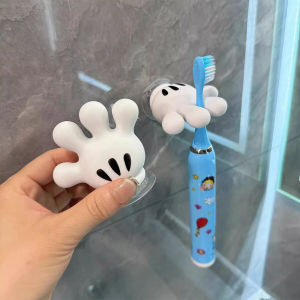 ZEO Creative Hand Shape Wall Hanging Toothbrush Holder Paste Hooks Home Decor
