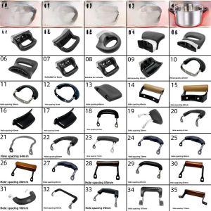 Universal Heat Resistant Pot Accessories Single Hole Double Hole Ear Pot Handle High Temperature Resistant Milk Pan Steamer