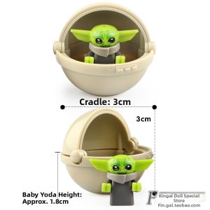 Yoda Baby Christmas Edition Minifigure Toy
