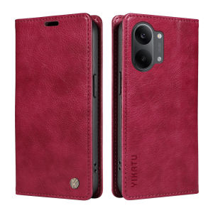szhaiyu | Leather Wallet Lychee Grain Magnetic Flip Case for Redmi Note Turbo 5 15 14R 15R 14C 15C 15A A4 A5 A7 K8 K90 Pro Max Cover