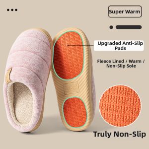 JIFANPAUL | Silent Slipper Home Use Thick Sole Warm Slippers