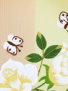 Embroidery Material Kit Cat Pattern Embroidery Material Kit Wooden Frame Decorative Piece DIY Embroidery Art Kit