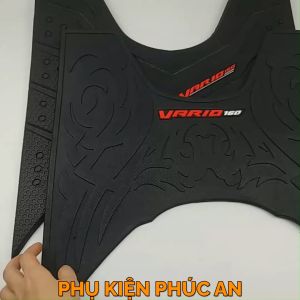 Thảm lót sàn CAO SU xe Vario 160 Việt + nhập Indo gác để chân trước 160cc năm 2022 2023 2024