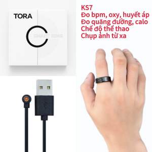 Nhẫn thông minh đo huyết áp chức năng tập luyện chăm sóc sức khoẻ KS7