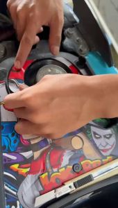 Stiker Tangki Bensin BEAT ESP 110 - Sudah Terpotong Tinggal Pasang