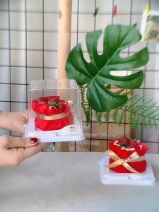 ⚡️พร้อมส่ง⚡️Youpin Life Hall กล่องเค้กมินิ แถมส้อม แพ็ค 50อัน/แพ็ค100อัน กล่องขนม กล่องเค้ก ฝา PET ฐาน PP ฝาครอบโปร่งใส