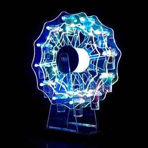 ที่วางแก้วชิงช้าสวรรค์ ที่วางแก้วช๊อตค๊อกเทล เรืองแสง LED วางได้ 12 แก้ว เพิ่มสีสันให้งานเลี้ยง