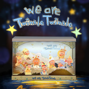 PopMart Pop Mart We Are All XINGX-Person Series Hand-Made Blind Box Scene Storage Display Box Ornaments