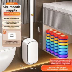 JOYBOS | Disposable Wall-Mounted Toilet Brush for Home Use
