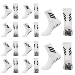 10 Pairs Football Socks Mens Sports Socks Non-slip Silicone Base Rugby Tennis Volleyball Womens Yoga Socks