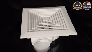 COOL POWER 8/10/12" Household Bathroom Ceiling Exhaust Fan Silent Duct Ventilation Fan