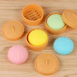 Squishy Buns Fidget Toy Anti-Stress Slow Rising Fruit Pinch Squeeze Stress Reliever Funny Pressure Reducer Prop