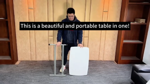 Nearra Stable Liftable Computer Table Convenient Folding Table Adjustable Height Heavy Duty Study Table