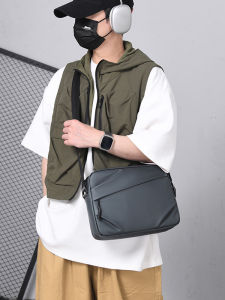 Túi Đeo Vai Đơn Nam Phong Cách Kinh Doanh Thường Ngày Dung Tích Lớn Vải Oxford Túi Đeo Chéo Dọc Túi Đeo Chéo Túi Đựng Đồ Dùng Học Sinh