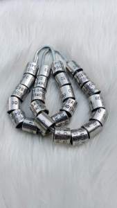 Menerima pemesanan Ring Merpati Baja 1 paket isi 10 biji. Bebas Request Nama 2 baris