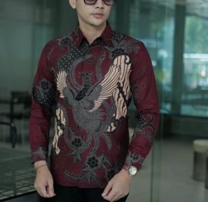 KEMEJA BATIK SLIMFIT MODERN || KEMEJA BATIK SOLO HALUS LAPIS FURING|| KEMEJA BATIK MODERN MASAKINI
