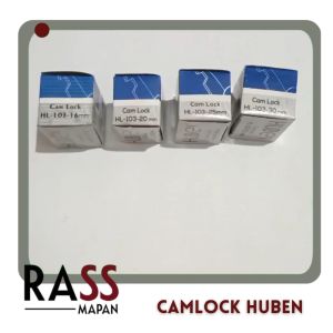 Kunci Laci Lemari Panel Camlock HL 103 Merk Huben 16 20 25 30 mm