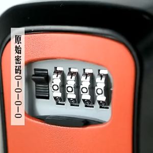 กล่องเก็บกุญแจพร้อมรหัส 4 หลักกุญแจรหัสอลูมิเนียมติดผนังพวงกุญแจ