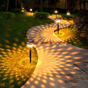 18 LED RGB Multicolour Lawn IP65 กันน้ำแสงกลางแจ้ง พลังงานแสงอาทิตย์ เลียนแบบ การตรวจจับในเวลากลางคืน