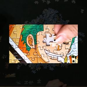 The Gift 1000pcs puzzle conan 50cm X 75cm suitable for adult and children Puzzle Landscape and Vertical design Puzzl