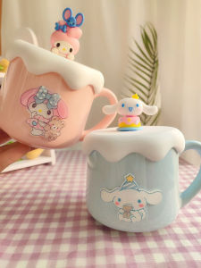 Mark Sanrio Melody Cinnamoroll Babycinnamoroll Big Ear Dog StellaLou Ceramic Water Cup Cartoon Oatmeal Milk