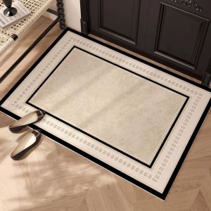 VIKAMA Minimally Designed Bathroom Floor Mat With New Soft Diatomaceous Earth Water Absorbing And Anti Slip Bathroom Floor Mat