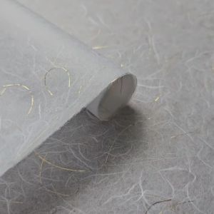 Paper Valley กระดาษสาอุนริ่ว +ดิ้น  Unryu Kozo Paper with Tinsel   (64x47 cm 10 แผ่น / แจ้งคละสีได้)